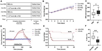 Preventive Effects of Bacillus licheniformis on Heat Stroke in Rats by Sustaining Intestinal Barrier Function and Modulating Gut Microbiota